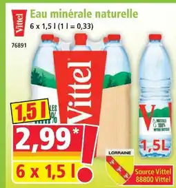 Norma Vittel eau minérale naturelle offre
