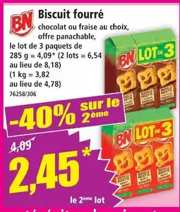 Norma Bn biscuit fourré offre