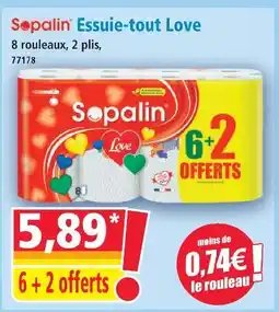 Norma Sopalin essuie-tout love offre