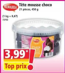 Norma Tête mousse choco offre