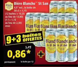 Norma St stan bière blanche offre