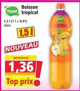 Norma Trimm boisson tropical offre