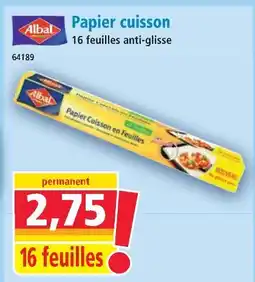 Norma Albal papier cuisson offre