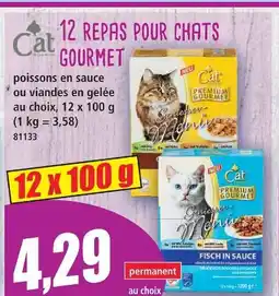 Norma Cat 12 repas pour chats gourmet offre