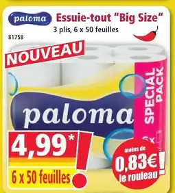 Norma Paloma essuie-tout big size offre