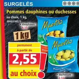 Norma Pommes dauphines offre