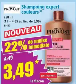 Norma Franck provost shampoing expert couleurs offre