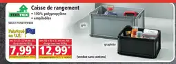 Norma Toptex caisse de rangement offre