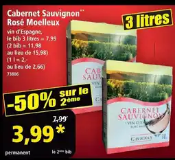 Norma Cavignan cabernet sauvignon rosé moelleux offre