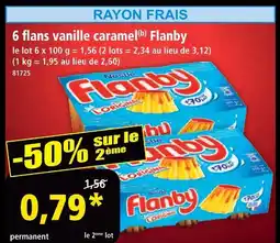 Norma Flanby 6 flans vanille caramel offre