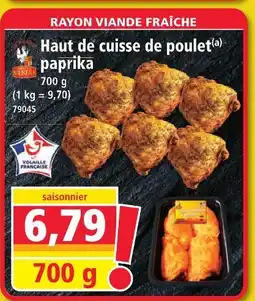 Norma Haut de cuisse de poulet paprika offre