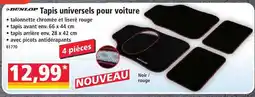 Norma Dunlop tapis universels pour voiture offre