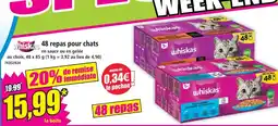 Norma Whiskas 48 repas pour chats offre