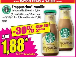 Norma Starbucks frappuccino vanille offre