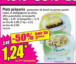 Norma Plats préparés offre