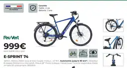 Feu Vert Feu vert e-sprint 74 offre