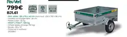 Feu Vert Feu vert remorque bj1.61 offre