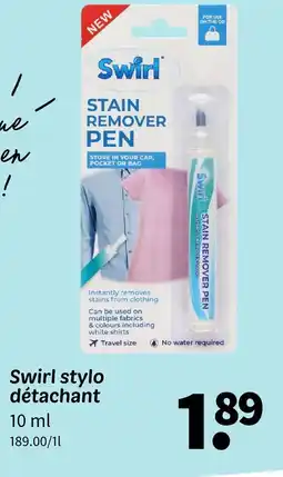 Wibra Swirl stylo détachant offre