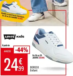 Intersport Levi's dereck enfant offre