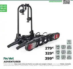Feu Vert Feu vert adventurer - porte-vélos 2 vélos offre