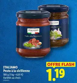 Lidl Italiamo pesto alla sicilienne offre