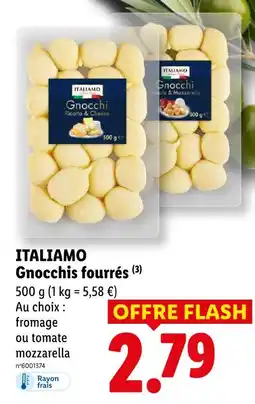 Lidl Italiano gnocchis fourrés offre