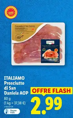 Lidl Italiano prosciutto di san daniele aop offre