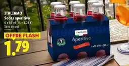 Lidl Italiano sodas aperitivo offre