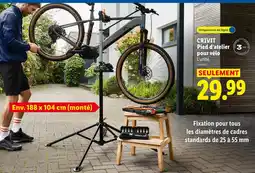 Lidl Crivit pied d'atelier pour vélo offre
