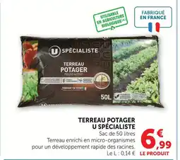 Super U U spécialiste terreau potager offre