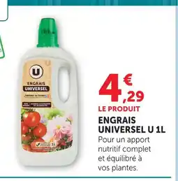 Super U U engrais universel 1l offre