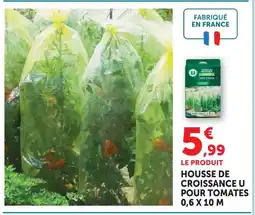Super U U housse de croissance pour tomates 0,6 x 10 m offre