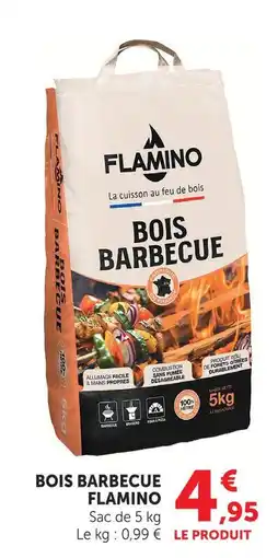 Super U Flamino bois barbecue offre