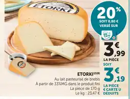 U Express Etorki offre