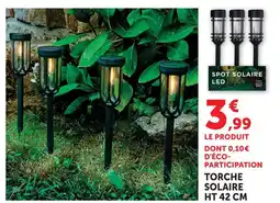 Super U Torche solaire ht 42 cm offre