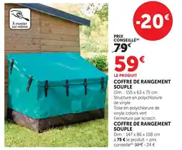 Super U Coffre de rangement souple offre