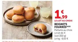 U Express Beignets fourrés offre