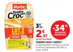 U Express Herta tendre croc' offre