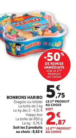 U Express Haribo bonbons offre