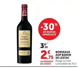 U Express Baron de lestac bordeaux aop offre