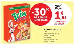 U Express Nestle cereales offre