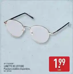 ALDI Up2fashion - lunette de lecture offre