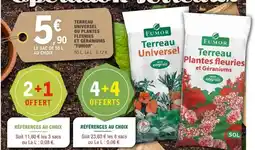 E.Leclerc Fumor - terreau ou plantes fleuries offre