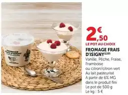 Hyper U Isigny sainte mére - fromage frais offre