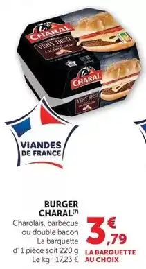 Hyper U Charal - burger offre