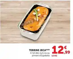 Hyper U Jeca - terrine offre