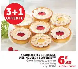 Hyper U Tartelettes couronne meringuee offre