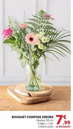 Hyper U Bouquet compose zebora offre