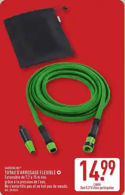 ALDI GARDENLINE Tuyau d'arrosage flexible offre