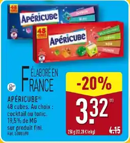 ALDI APÉRICUBE offre